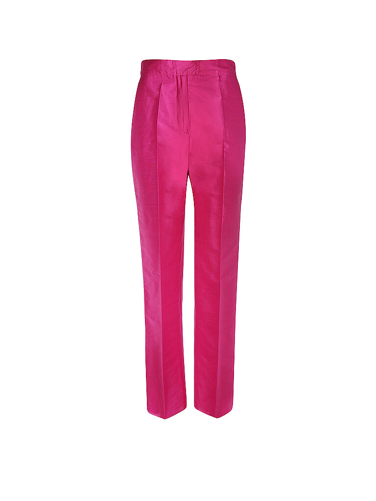 MAX MARA STUDIO Seidenhose SHANTUNG pink | 34 von MAX MARA STUDIO