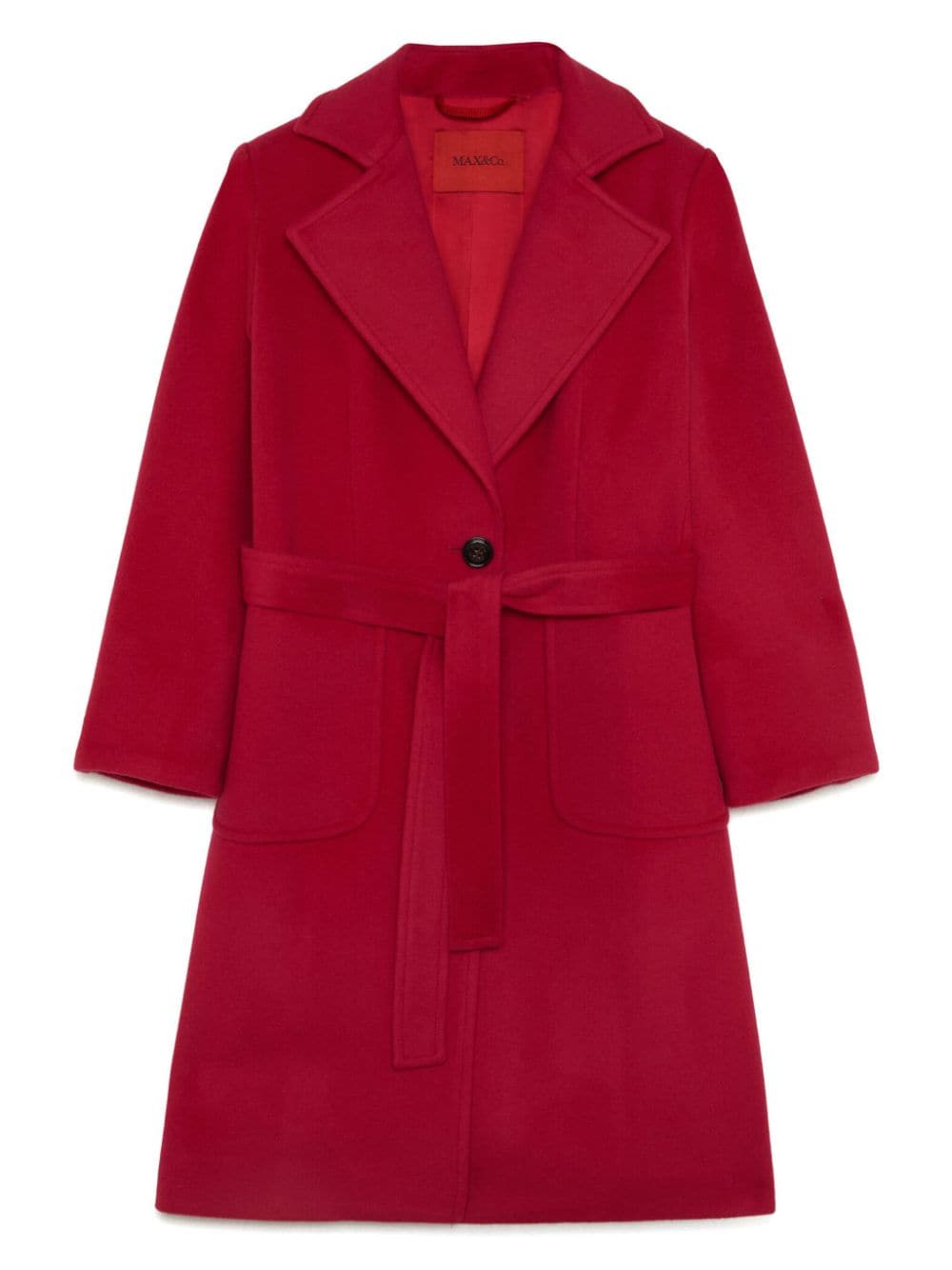 MAX&Co. Kids Runaway single-breasted coat - Red von MAX&Co. Kids