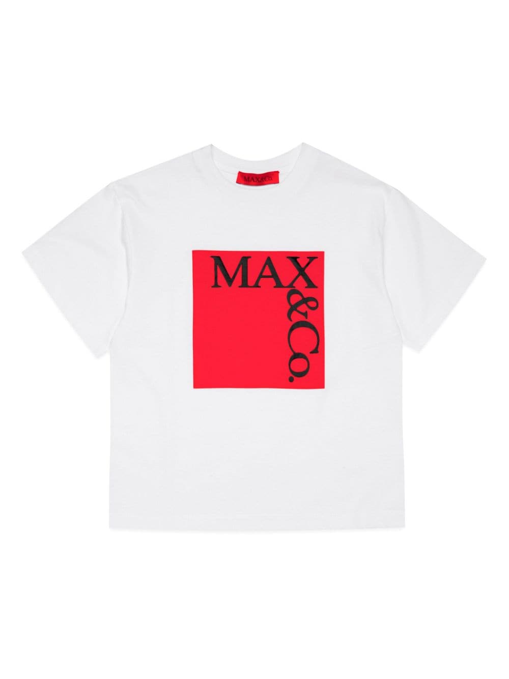 MAX&Co. Kids logo-print cotton T-shirt - White von MAX&Co. Kids