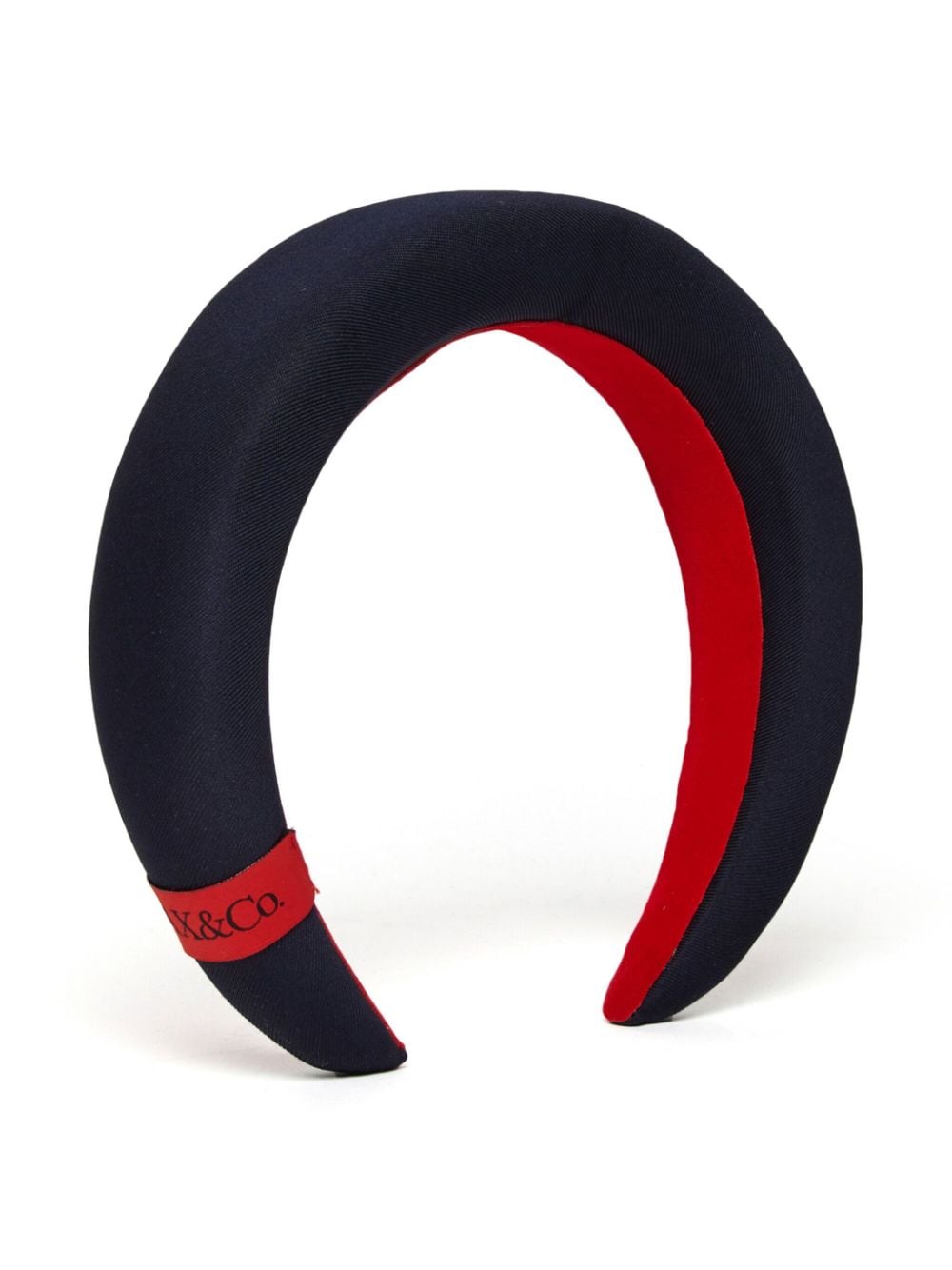 MAX&Co. Kids logo-tag two-tone hairband - Blue von MAX&Co. Kids