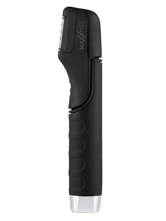 Kabelloser Haarschneider 'Smart Trimm 3in1' mit 5 Aufsätzen, LED-Beleuchtung, ausziehbarer Griff MAXXMEE Schwarz von MAXXMEE