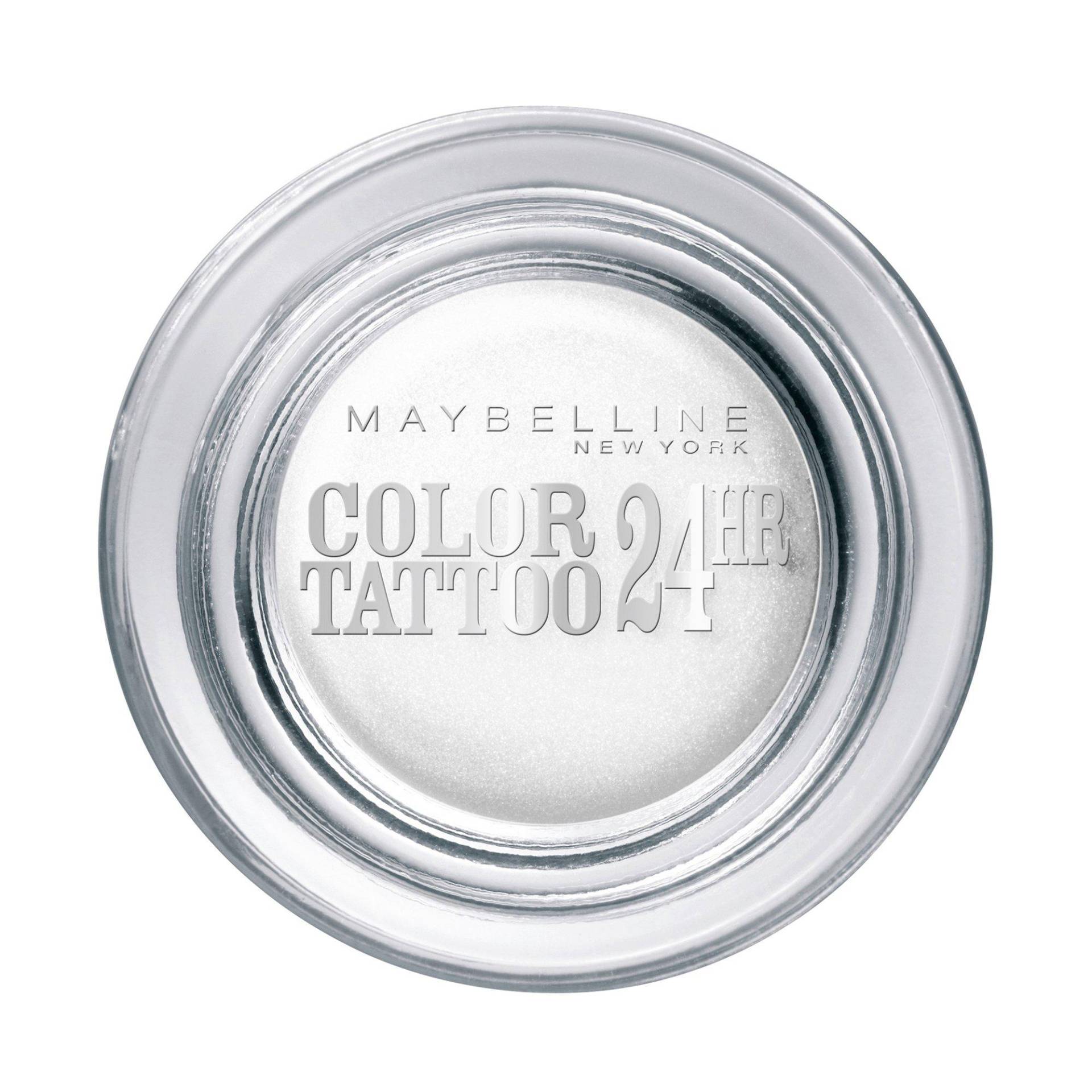 Eyestudio Color Tattoo 24h Creme-gel Lidschatten Damen  Infinite White #MIX#N0300/4g von MAYBELLINE