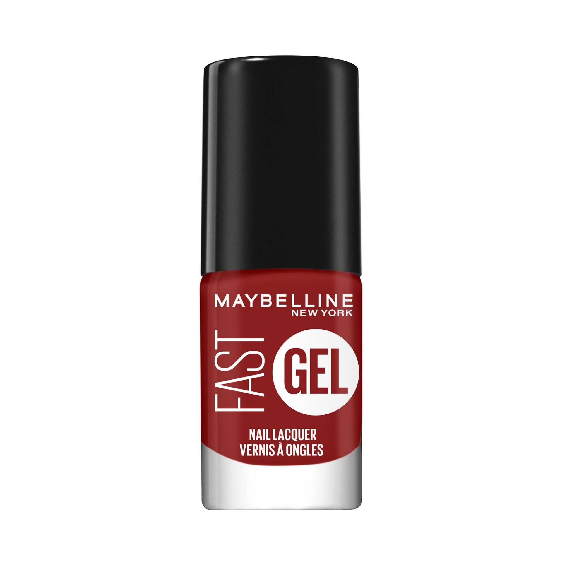 Fast Gel Nail Laquer Damen  Rebel Red 6.7 ml von MAYBELLINE