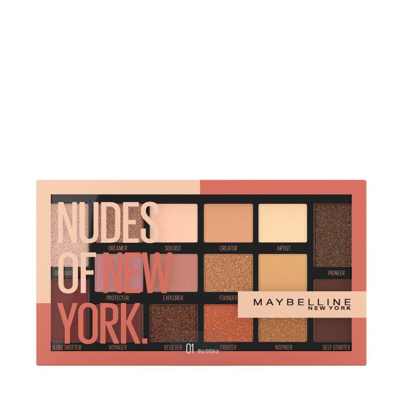 Nudes Of New York Lidschattenpalette Damen Multicolor 1 pezzo von MAYBELLINE