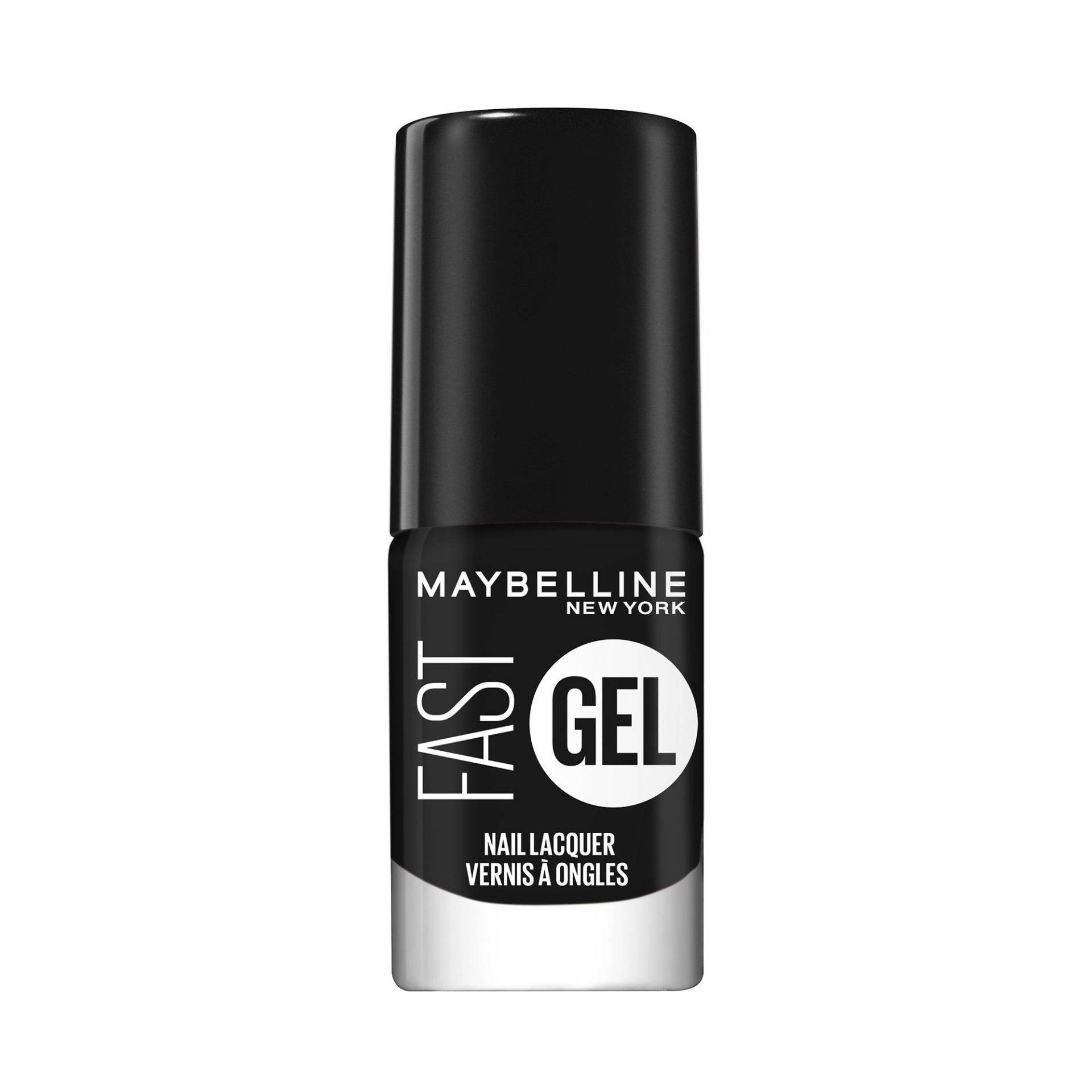 Fast Gel Nail Laquer Damen Black von MAYBELLINE