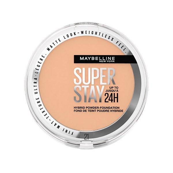 Super Stay Hybrides Puder Make-up Damen Nude Beige  9g von MAYBELLINE