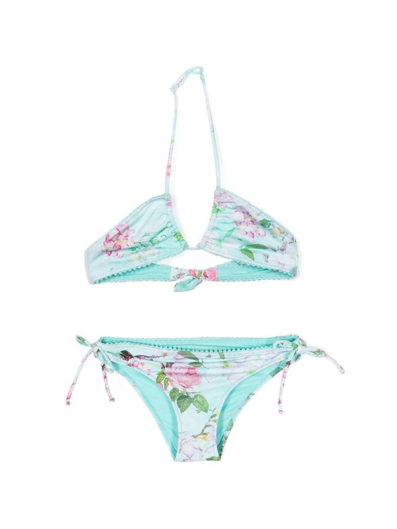 MC2 Saint Barth Kids Aryanna bikini set - Blue von MC2 Saint Barth Kids