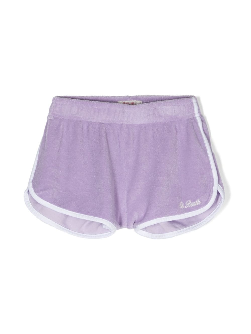 MC2 Saint Barth Kids Curly terry-cloth shorts - Purple von MC2 Saint Barth Kids