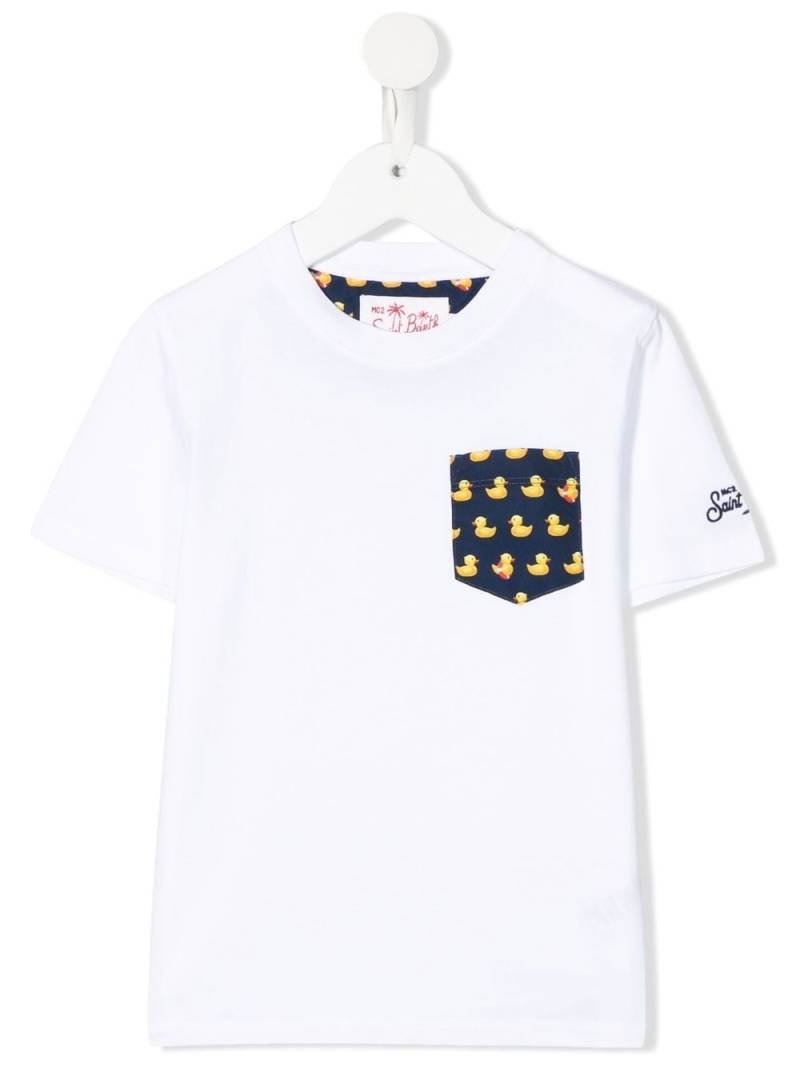 MC2 Saint Barth Kids Kea Lighting ducky-motif T-Shirt - White von MC2 Saint Barth Kids