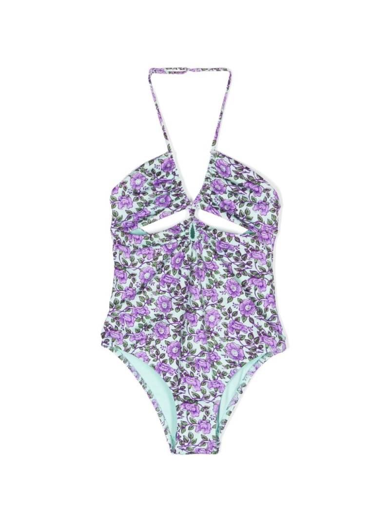 MC2 Saint Barth Kids Kinsley floral-pattern swimsuit - Green von MC2 Saint Barth Kids