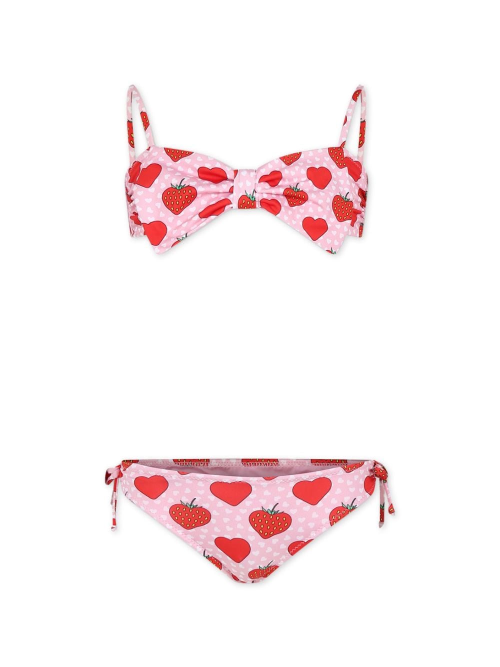 MC2 Saint Barth Kids Miss heart-print bikini - Pink von MC2 Saint Barth Kids