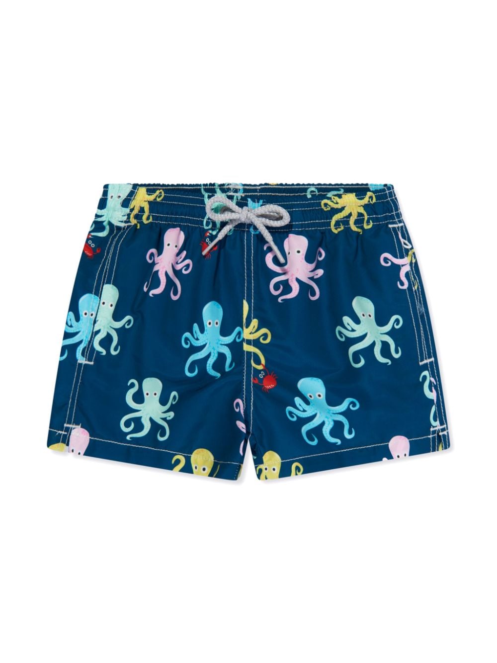 MC2 Saint Barth Kids Octopus drawstring swim shorts - Blue von MC2 Saint Barth Kids