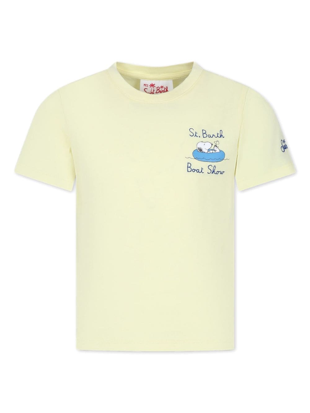MC2 Saint Barth Kids Snoopy SB Boat-print cotton T-shirt - Yellow von MC2 Saint Barth Kids