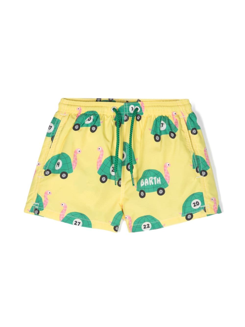 MC2 Saint Barth Kids Speedy Turtle swim shorts - Yellow von MC2 Saint Barth Kids