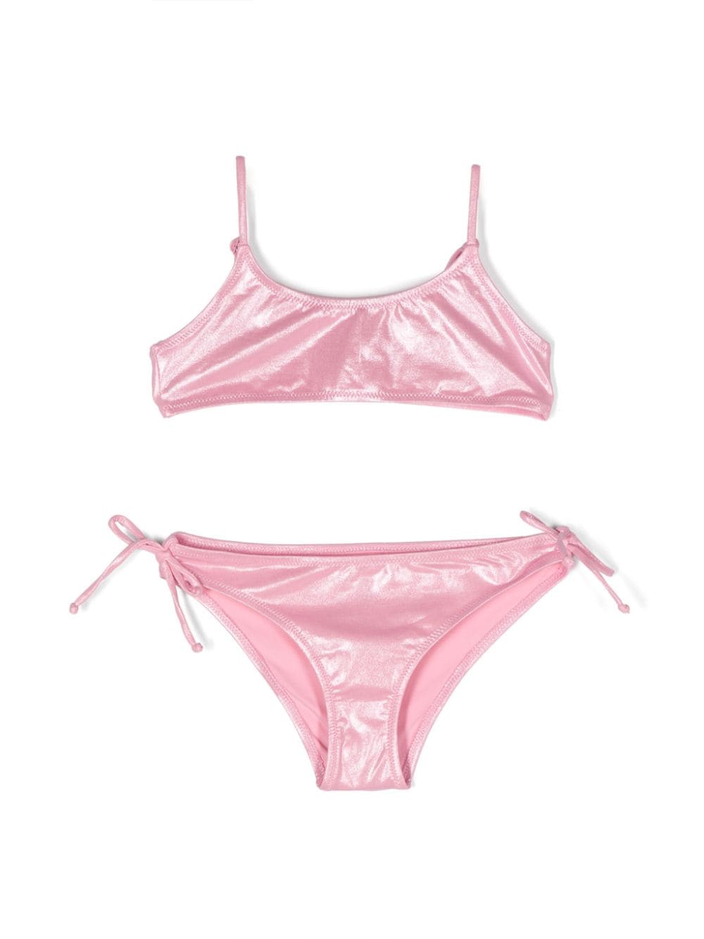 MC2 Saint Barth Kids foiled-finish bikini - Pink von MC2 Saint Barth Kids