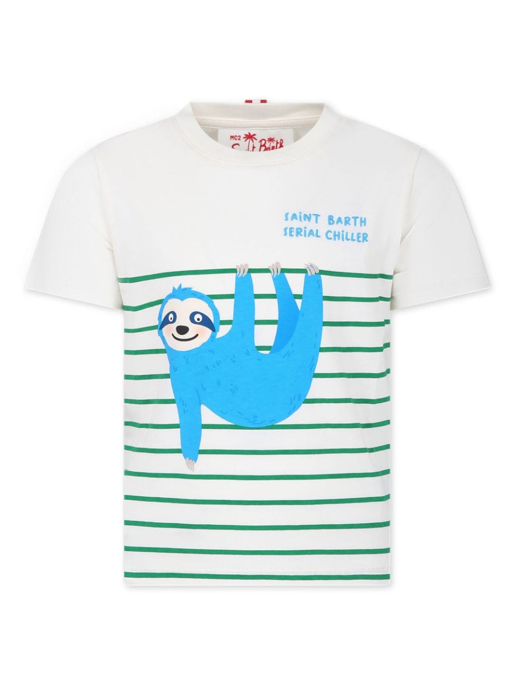 MC2 Saint Barth Kids graphic-print cotton T-shirt - White von MC2 Saint Barth Kids