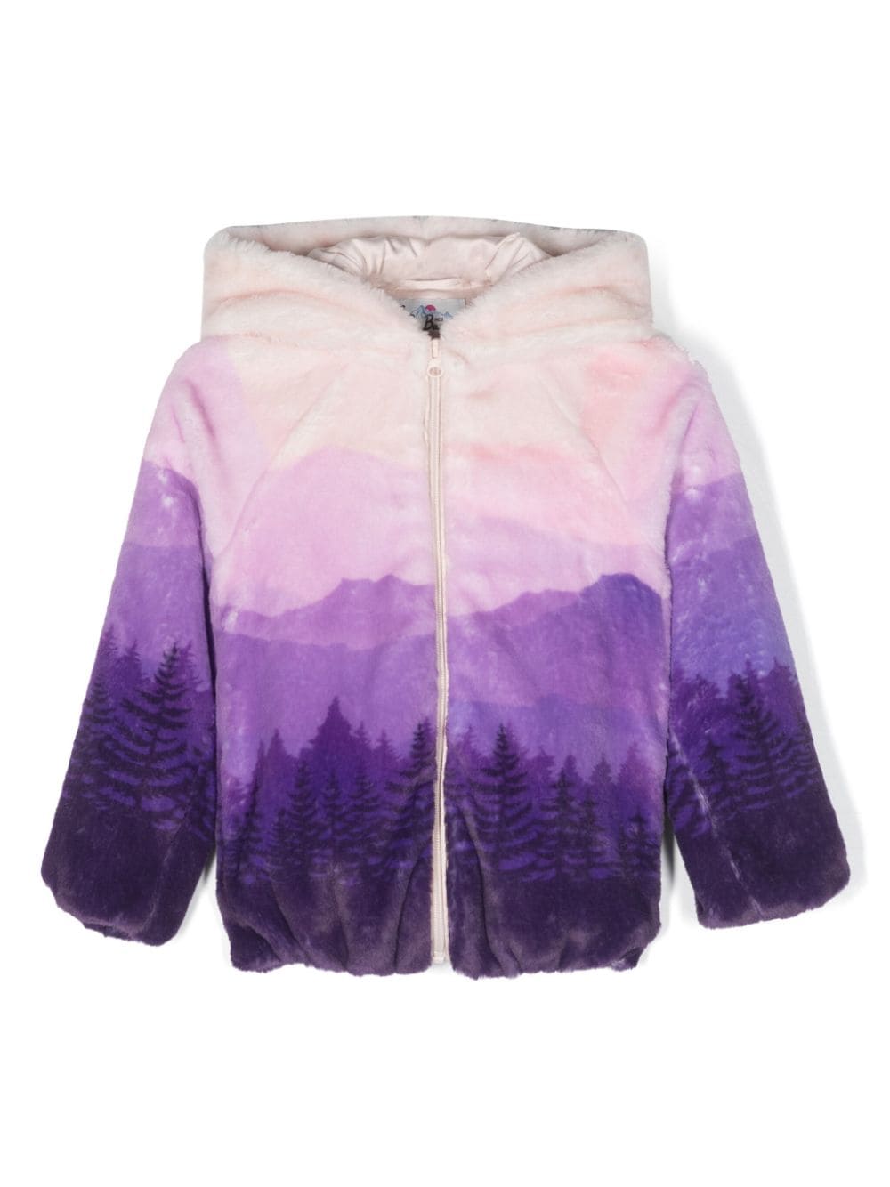 MC2 Saint Barth Kids graphic-print hooded jacket - Pink von MC2 Saint Barth Kids