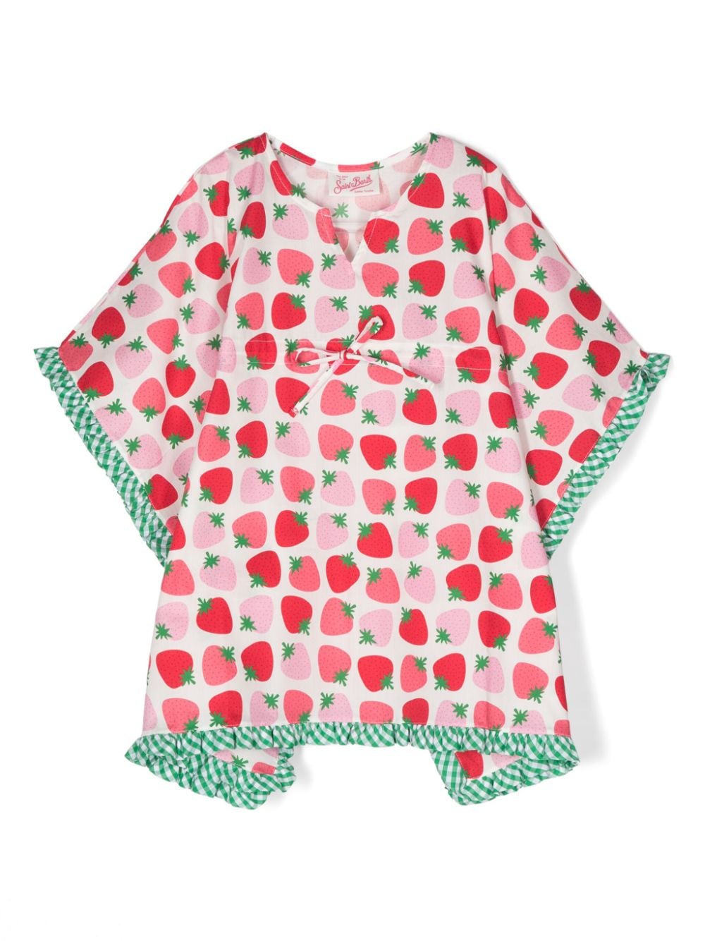 MC2 Saint Barth Kids strawberry-print kaftan - Pink von MC2 Saint Barth Kids