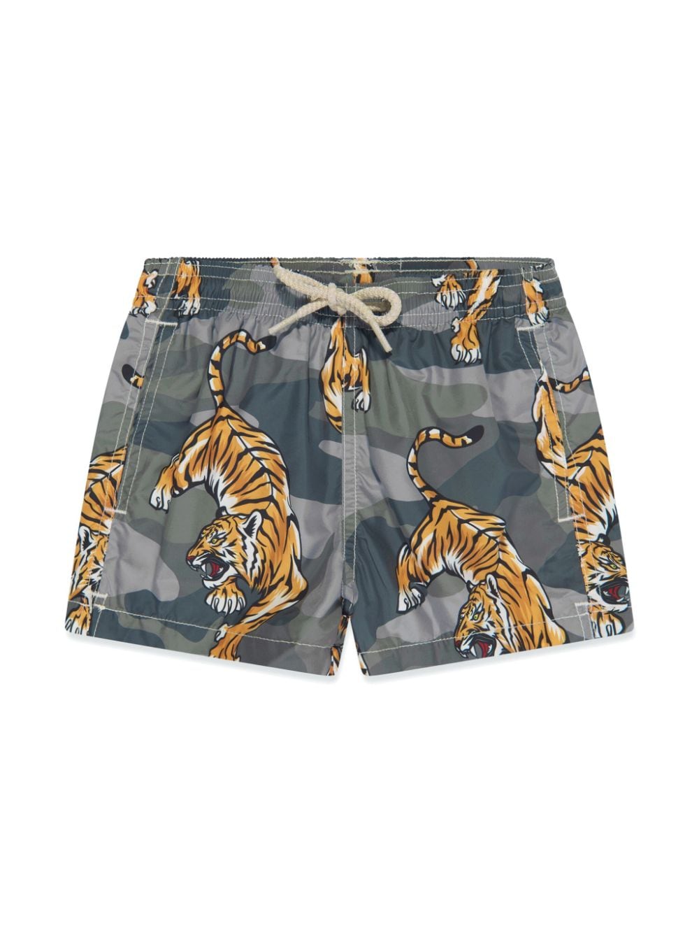 MC2 Saint Barth Kids tiger-print swim shorts - Grey von MC2 Saint Barth Kids