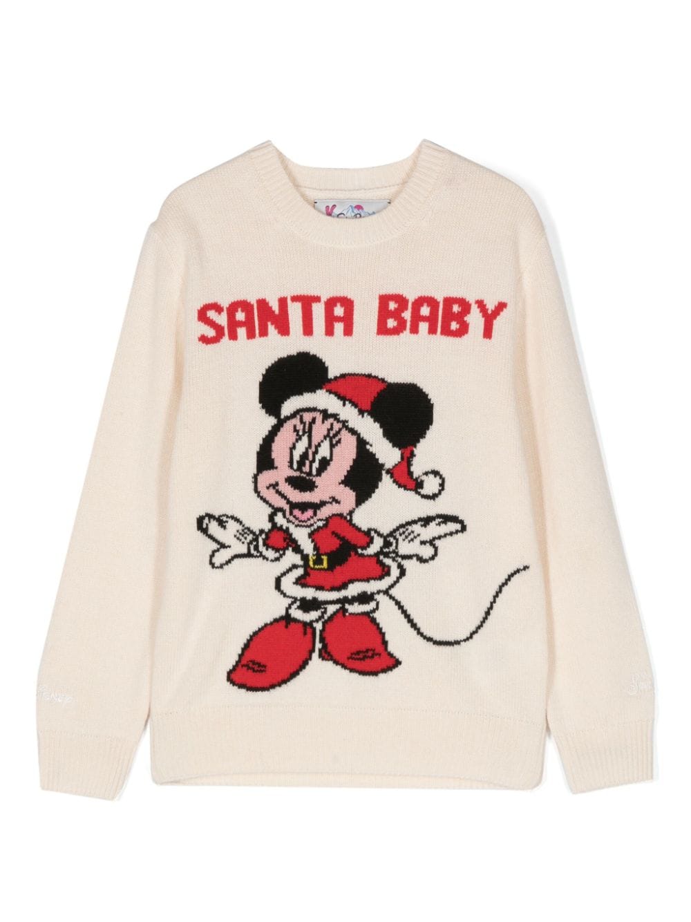 MC2 Saint Barth Kids x Disney Santa Baby jumper - Neutrals von MC2 Saint Barth Kids