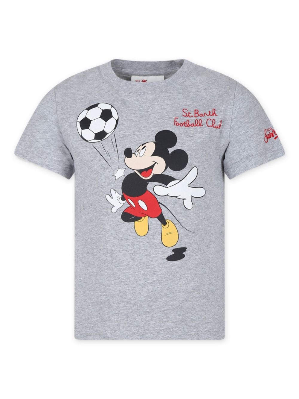 MC2 Saint Barth Kids x Disney graphic-print cotton T-shirt - Grey von MC2 Saint Barth Kids