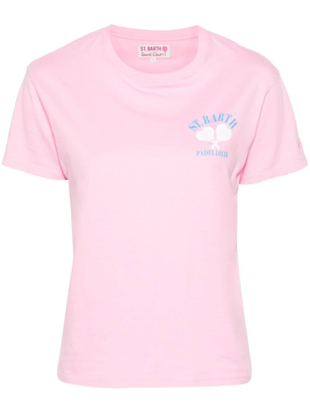 MC2 Saint Barth Emilie logo-print T-shirt - Pink von MC2 Saint Barth