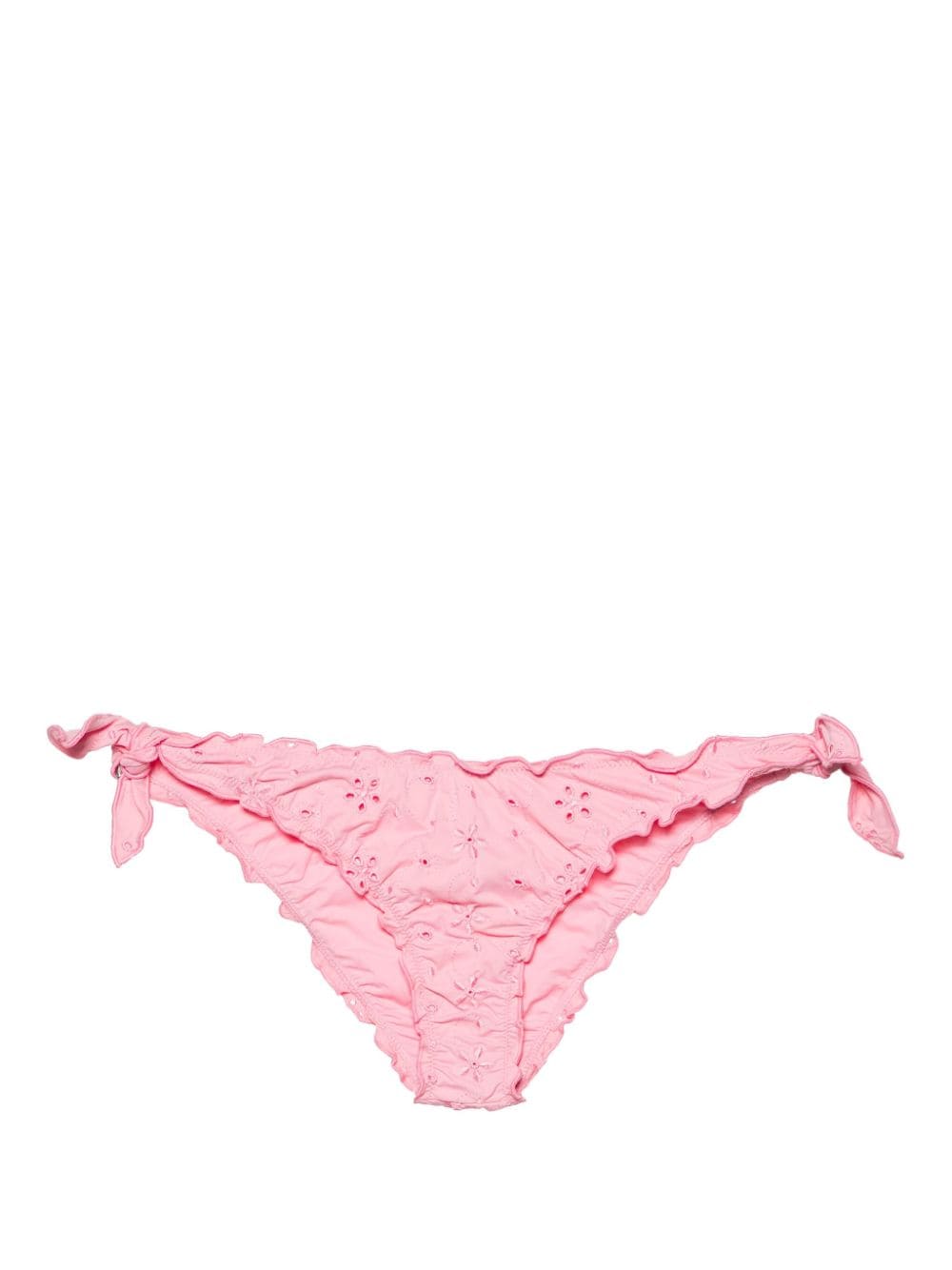 MC2 Saint Barth Moon floral-embroidered bikini bottoms - Pink von MC2 Saint Barth