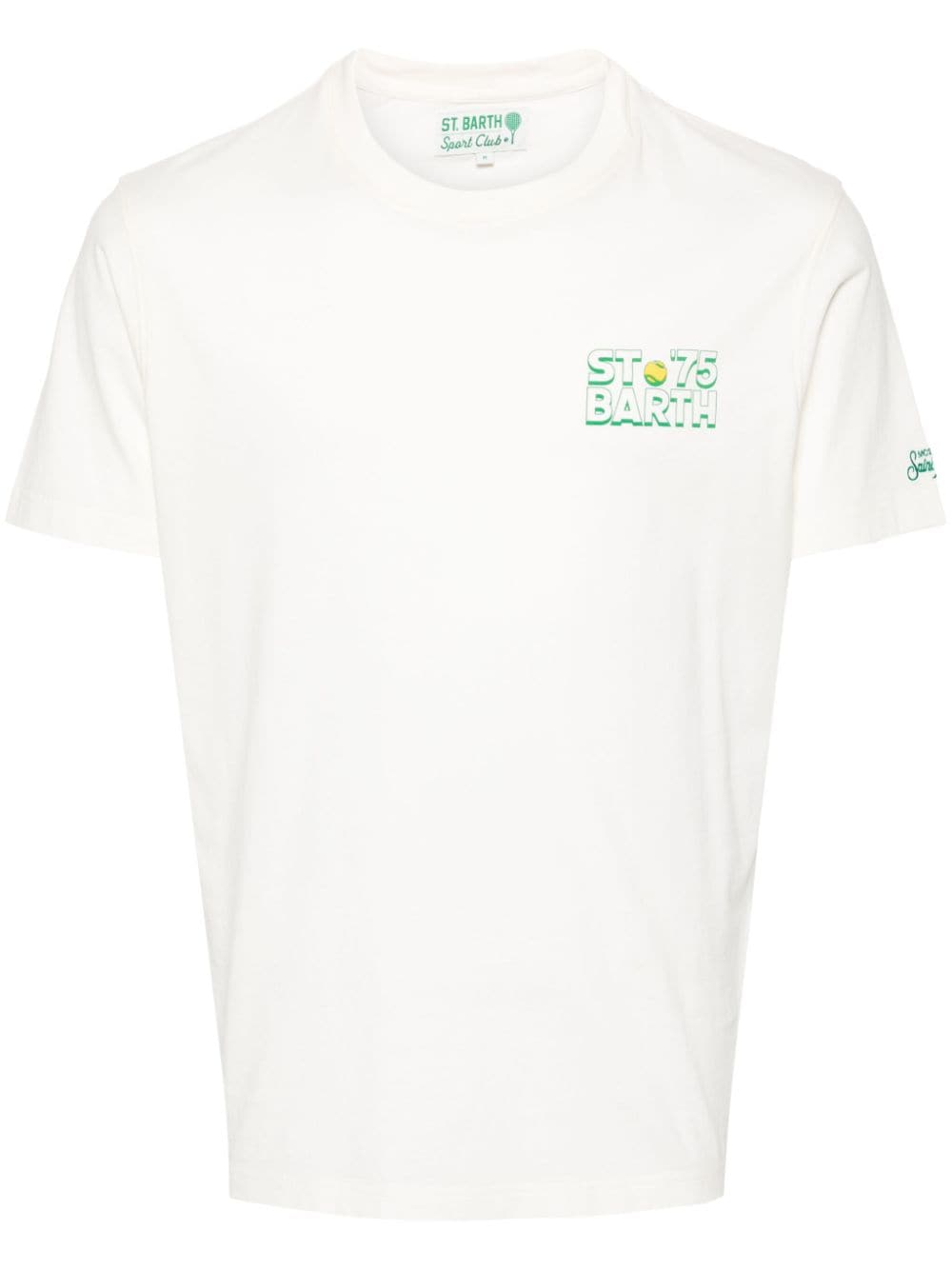 MC2 Saint Barth Tennis Open cotton T-shirt - White von MC2 Saint Barth