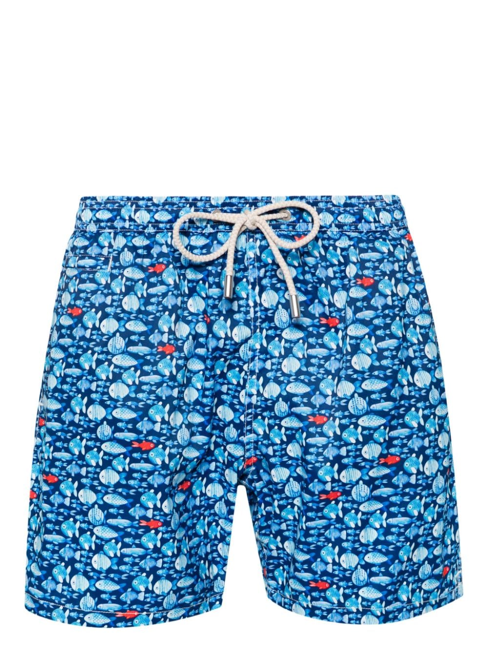 MC2 Saint Barth fish-print swim shorts - Blue von MC2 Saint Barth
