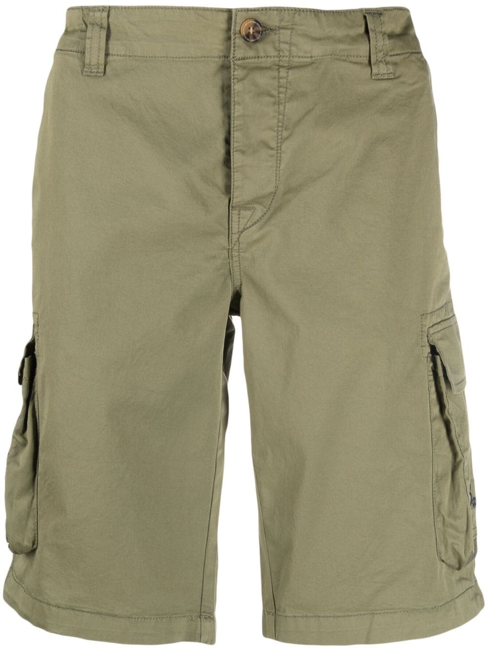 MC2 Saint Barth knee-length cotton cargo-shorts - Green von MC2 Saint Barth