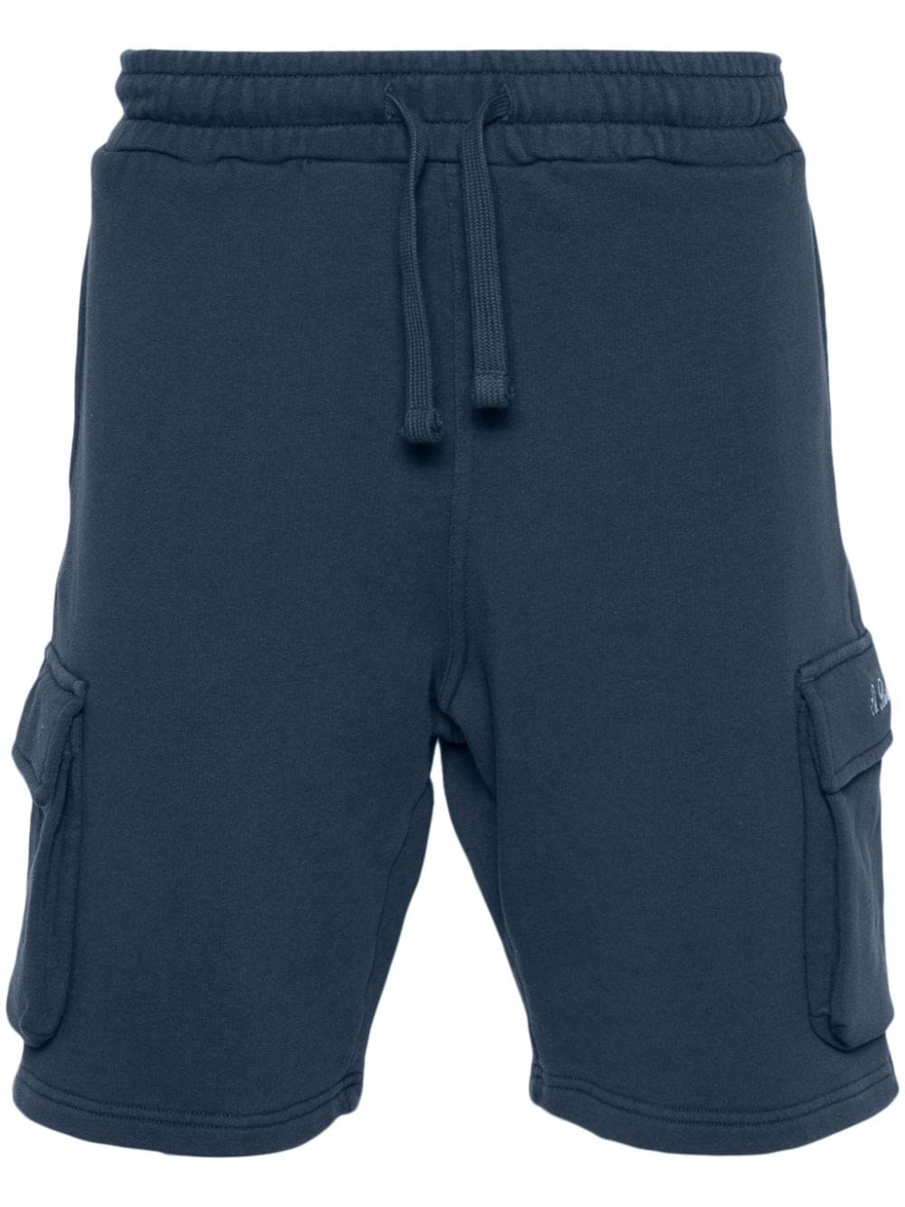 MC2 Saint Barth logo-embroidered cargo shorts - Blue von MC2 Saint Barth