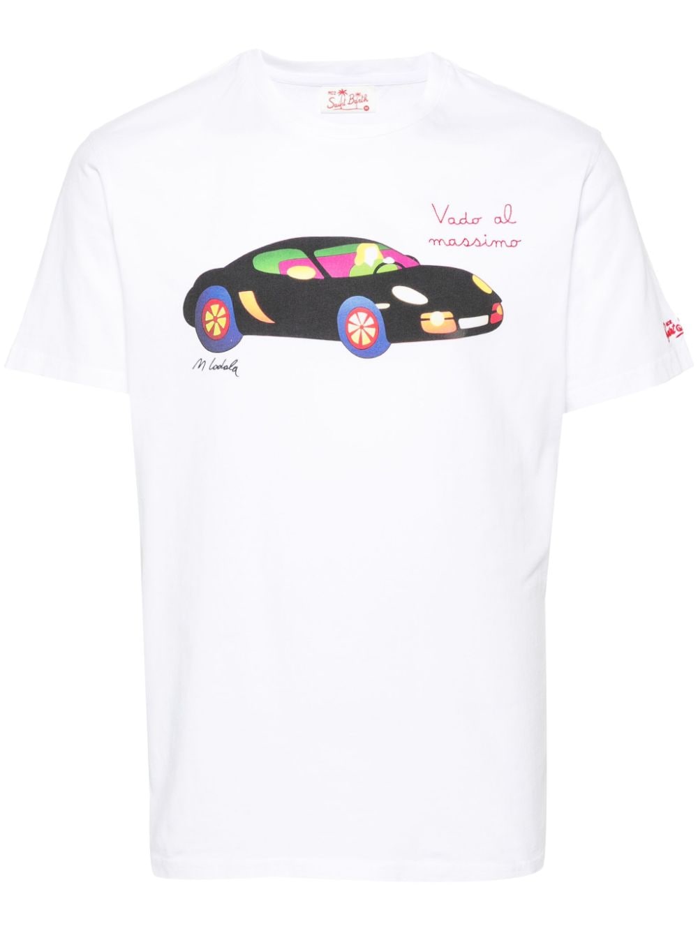 MC2 Saint Barth x Marco Lodola graphic-print T-shirt - White von MC2 Saint Barth