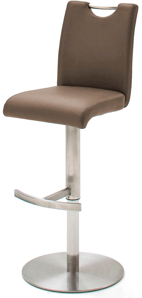 MCA furniture Bistrostuhl »ALESI«, mit Rückenlehne, 360° drehbar, Sitzhöhe einstellbar von 56-81 cm von MCA furniture