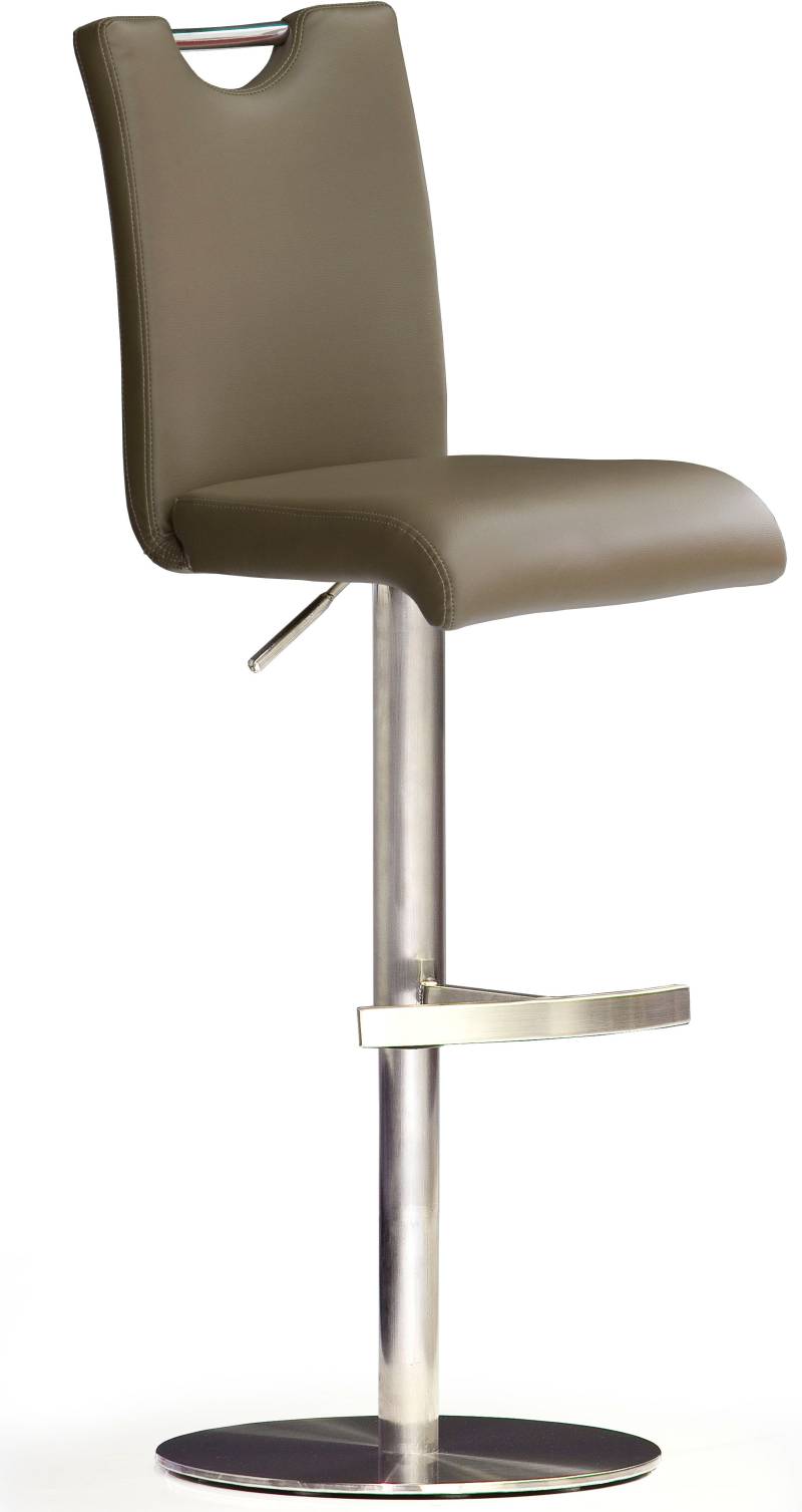 MCA furniture Bistrostuhl »BARBECOOL, TOPSELLER!«, mit Rückenlehne, Bodenplatte eckig, 180° drehbar Sitzhöhe von 55-80 cm von MCA furniture