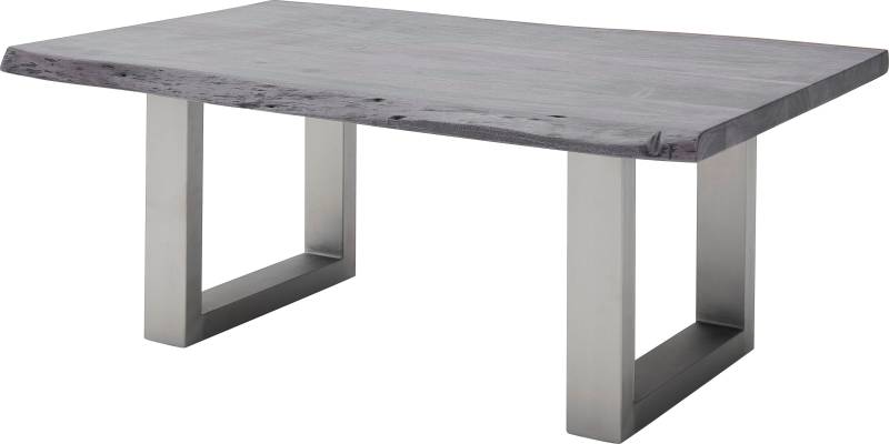 MCA furniture Couchtisch »Cartagena«, Couchtisch Massivholz mit Baumkante und natürlichen Rissen und Löchern von MCA furniture