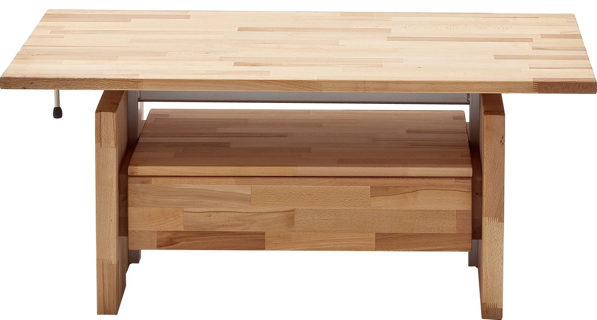 MCA furniture Couchtisch »Titus«, Wohnzimmertisch mit Liftfunktion, keilverzinkt geölt und gewachst MCA furniture Couchtisch »Titus«, Wohnzimmertisch mit Liftfunktion, keilverzinkt geölt und gewachst von MCA furniture