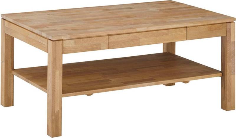 MCA furniture Couchtisch »SALEM«, massiv, keilverzinkt, geölt, Stollen massiv,60x60 mm, belastbar 60kg von MCA furniture