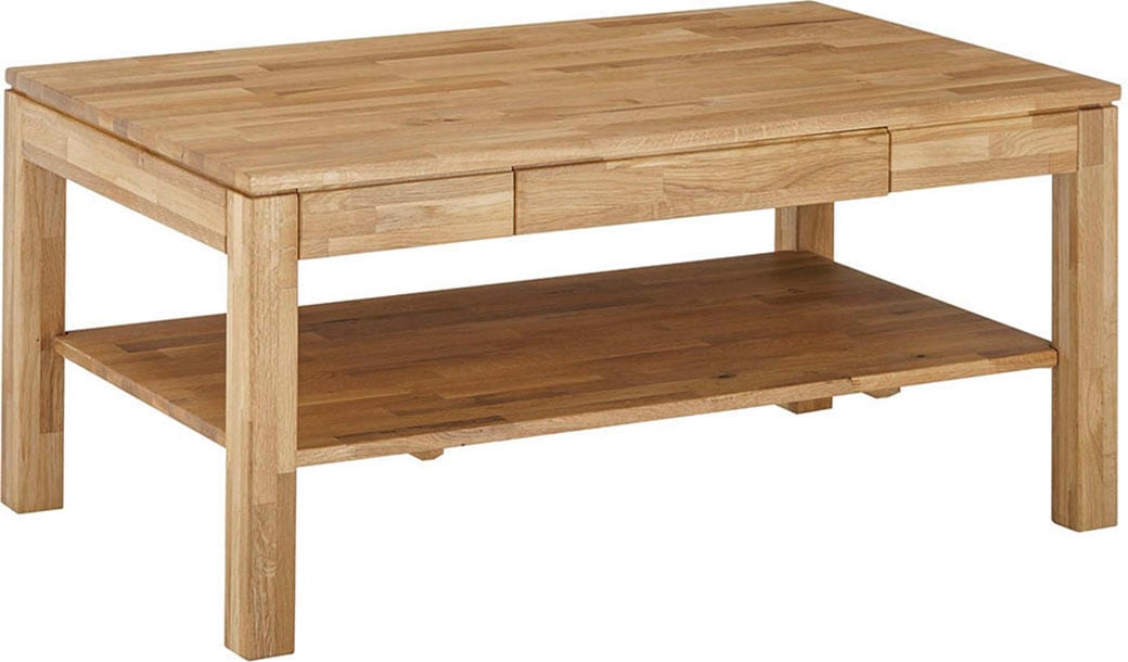 MCA furniture Couchtisch »SALEM«, massiv, keilverzinkt, geölt, Stollen massiv,60x60 mm, belastbar 60kg MCA furniture Couchtisch »SALEM«, massiv, keilverzinkt, geölt, Stollen massiv,60x60 mm, belastbar 60kg von MCA furniture