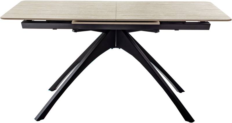 MCA furniture Esstisch »CERRITO Auszugtisch 160-220 cm - marmoriert«, (1 St.), Keramik,Metall,Synchronauszug,ausziehbar,8-10 Personen von MCA furniture