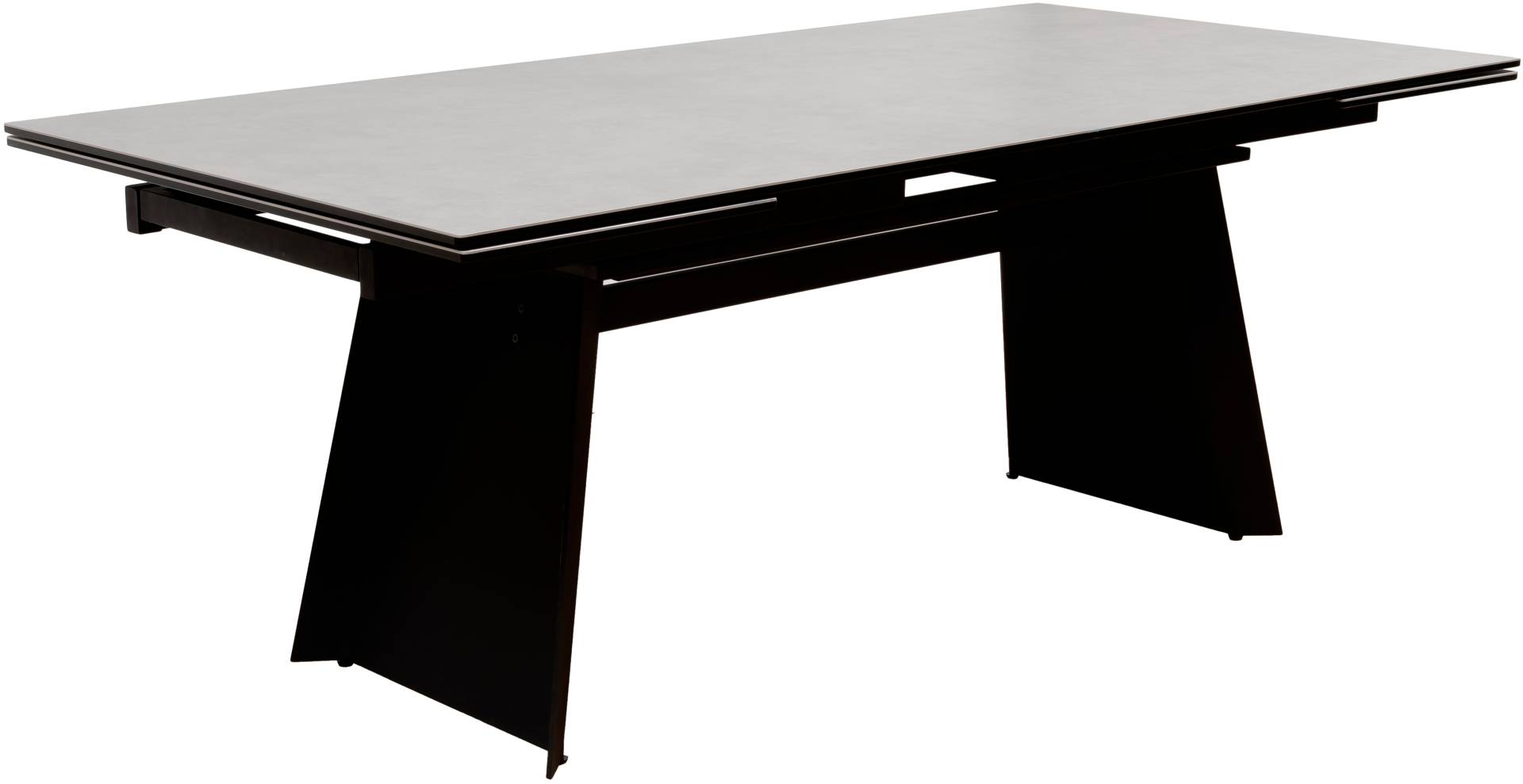 MCA furniture Esstisch »MOLINARA Auzugtisch 200-290cm hellgrau«, (1 St.), Keramik, Metall, Stirnauszug, ausziehbar, 10-12 Personen von MCA furniture