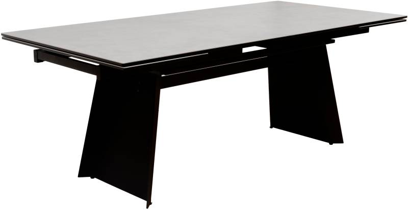 MCA furniture Esstisch »MOLINARA Auzugtisch 200-290cm hellgrau«, (1 St.), Keramik, Metall, Stirnauszug, ausziehbar, 10-12 Personen von MCA furniture