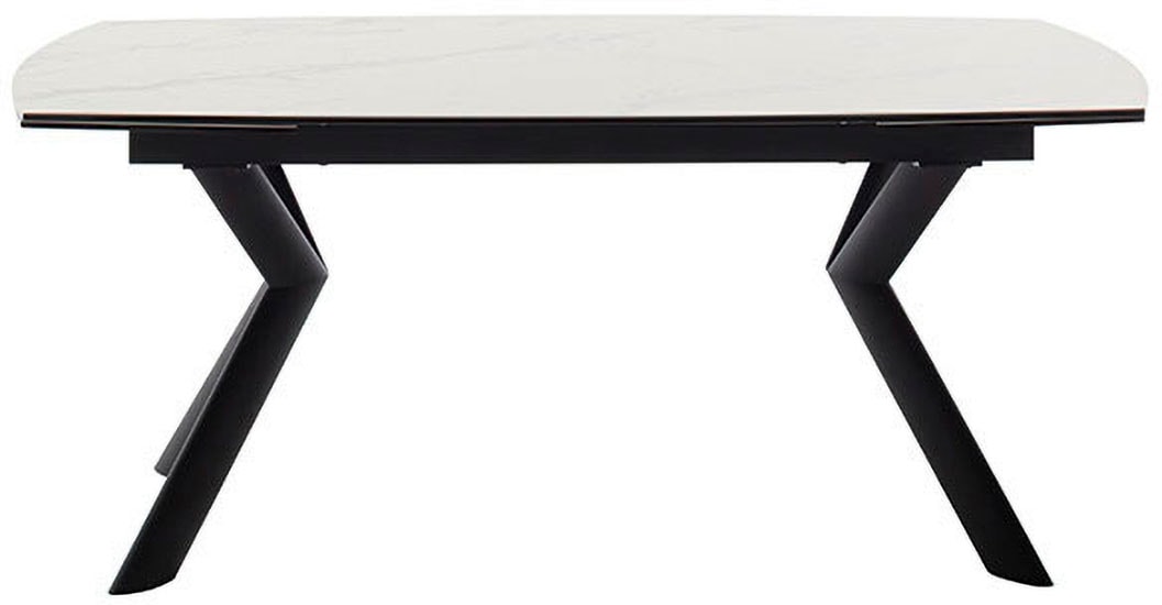 MCA furniture Esstisch »OSSANA Vierfusstisch 180-260 cm«, (Einzelstück), Keramik,Metall,Stirnauszug,ausziehbar,Tischplatte 13 mm,8-10 Personen von MCA furniture