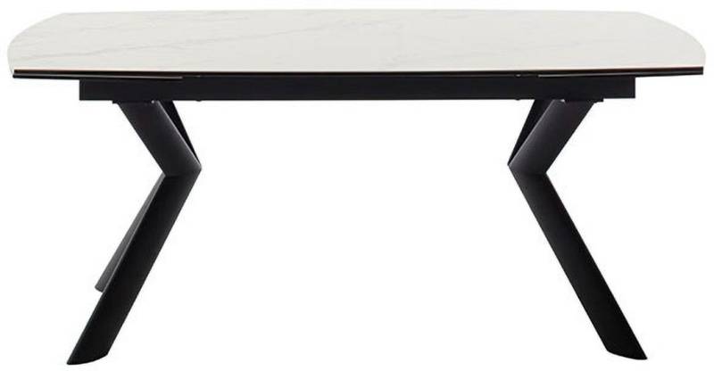 MCA furniture Esstisch »OSSANA Vierfusstisch 180-260 cm«, (Einzelstück), Keramik,Metall,Stirnauszug,ausziehbar,Tischplatte 13 mm,8-10 Personen von MCA furniture