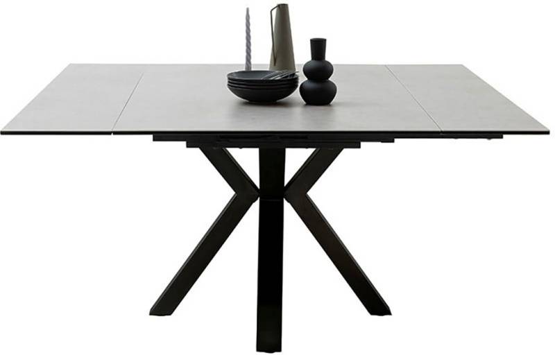 MCA furniture Esstisch »PALLINI Auszugstisch 90-150 cm«, (Einzelstück), Keramik,Metall,Längsseitenauszug,ausziehbar,Tischplatte 13 mm von MCA furniture