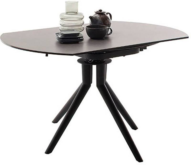 MCA furniture Esstisch »RUBIKON Vierfusstisch 90-135 cm«, (Einzelstück), Keramik, Metall, Längsseitenauszug, ausziehbar, 13 mm von MCA furniture