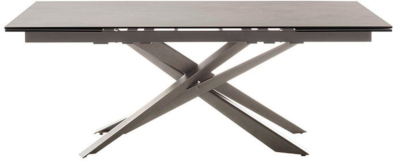 MCA furniture Esstisch »TESERO Auszugtisch 200-300 cm«, (Einzelstück), Keramik,Edelstahl,Marmor-Optik,ausziehbar,belastbar 100kg,10-12 Pers. von MCA furniture