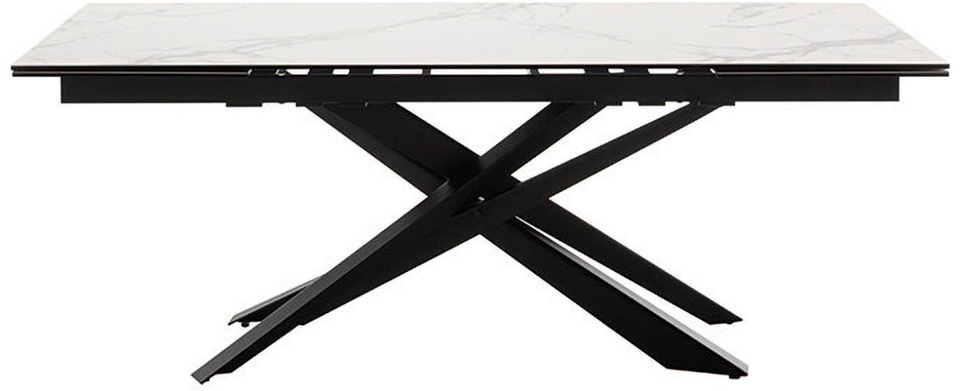 MCA furniture Esstisch »TESERO Auszugtisch 200-300 cm«, (Einzelstück), Keramik,Metall,Marmor-Optik,ausziehbar,belastbar 100kg,10-12 Pers. von MCA furniture
