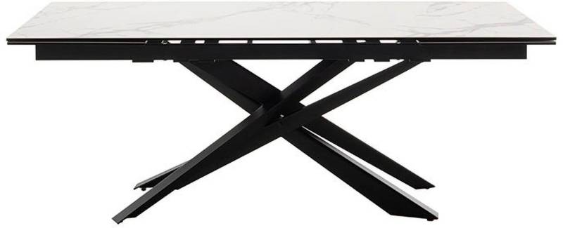 MCA furniture Esstisch »TESERO Auszugtisch 200-300 cm«, (Einzelstück), Keramik,Metall,Marmor-Optik,ausziehbar,belastbar 100kg,10-12 Pers. von MCA furniture