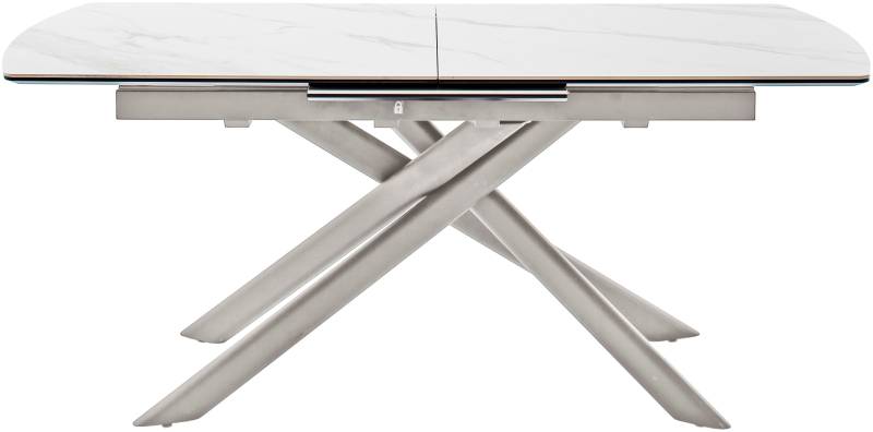 MCA furniture Esstisch »VANINO Auszugtisch 180-230 cm marmoriert«, (1 St.), Keramik,Edelstahl,Synchronauszug,ausziehbar,8-10 Personen von MCA furniture