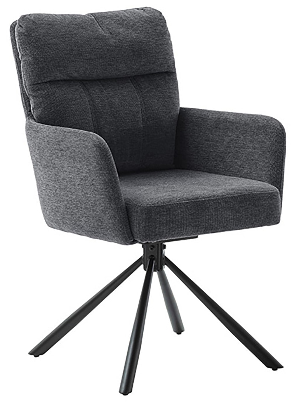 MCA furniture Esszimmerstuhl, Chenilleoptik, (2er-Set), drehbar 180°, Taschenfederkern, Sitzhöhe ca. 50 cm von MCA furniture